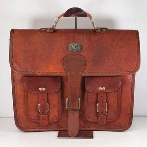 Cuero Brown Leather Messanger Bag / Brief Case / Laptop Bag